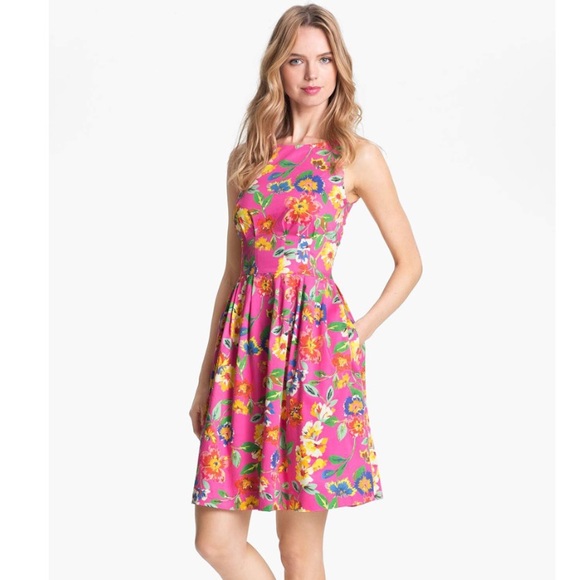 kate spade pink floral dress